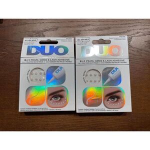 DUO 2 in 1 Pearl Gems and Lash Adhesive Kits Lot of 2